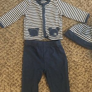 Calvin Klein baby outfit. Never worn. Washed only.